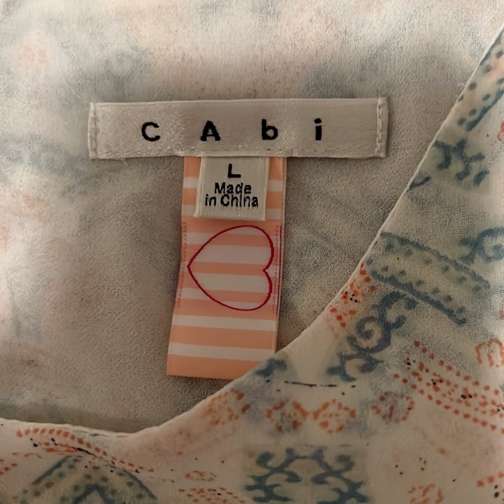 CAbi Multicolor Patterned Tank Top - Picture 2 of 4